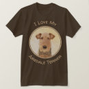 Recherche de airedale terrier tshirts Chiot