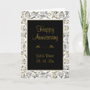 Search for black and gold anniversary cards Elegant