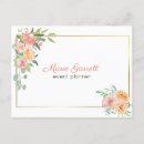 Search for peach flowers postcards Floral