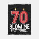 Search for 70th birthday blankets Fun