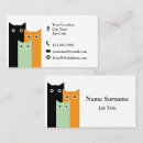 Search for funny cat business cards Veterinarian