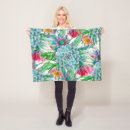 Search for exotic flowers blankets Green