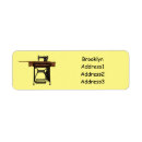 Search for sewing return address labels Vintage