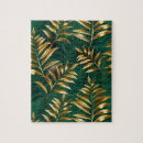 Recherche de motif bohème puzzles Vert