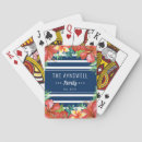 Recherche de tropical jeux de cartes Bleu et blanc