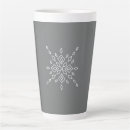 Search for gray white mugs Snowflake