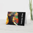 Recherche de animaux africains vœux cartes Coloré