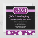 Search for bithday party invitations Purple