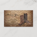 Recherche de cowboy vintage cartes visite Bottes de cowboy