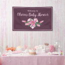 Search for purple baby shower banners Pink