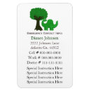 Search for emergency contact magnets Childcare