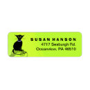 Search for black cats return address labels Feline