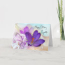 Recherche de crocus anniversaire cartes Violet