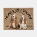 Search for basset hound doormats Pets