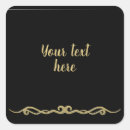 Search for flourished stickers Black