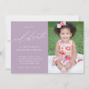 Recherche de de lavande anniversaire invitations Élégant