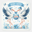 Search for new baby boy announcement stickers Stork