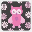 Search for pink owls stickers Flowers