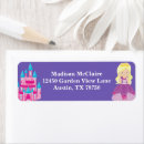 Search for castle return address labels Cute