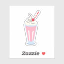 Search for strawberries and cream stickers Milkshake
