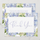 Recherche de blue hydrangea thank you cards Fleurs