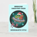 Search for ufo christmas cards Santa claus