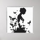 Search for butterfly silhouette art Black and white
