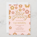 Search for two groovy birthday invitations Flower