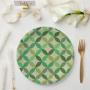 Search for mid century modern patterns paper plates 1950s