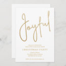 Search for white gold christmas invitations Joyful