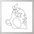 Search for abstract line drawings posters Minimal