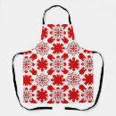 Search for festive design aprons Snowflake