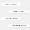 Search for baby girl name labels Modern