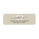 Search for create modern elegant return address labels Classic
