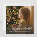 Search for child christmas cards Merry and bright