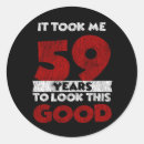 Search for fifty nine stickers Birthday