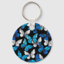 Search for realist round keychains Butterfly