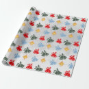 Search for jingle bell wrapping paper Vintage