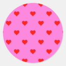 Search for red heart pattern stickers Trendy
