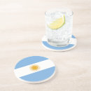 Recherche de la argentine dessous de verres Blanc