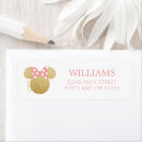 Search for disney return address labels Minnie mouse