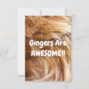Search for gingers cards Red head