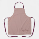 Search for dusty pink aprons Bridal shower