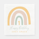 Search for pastel rainbow napkins Pink