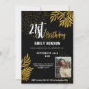 Search for happy 21st birthday invitations Elegant