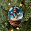 Search for snow globe ornaments Angel