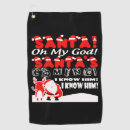 Search for santa claus golf towels For merry christmass