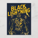 Search for black lightning postcards Superhero