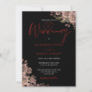 Search for goth red and black wedding invitations Calligraphy script