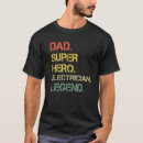 Recherche de papa électricien tshirts Père